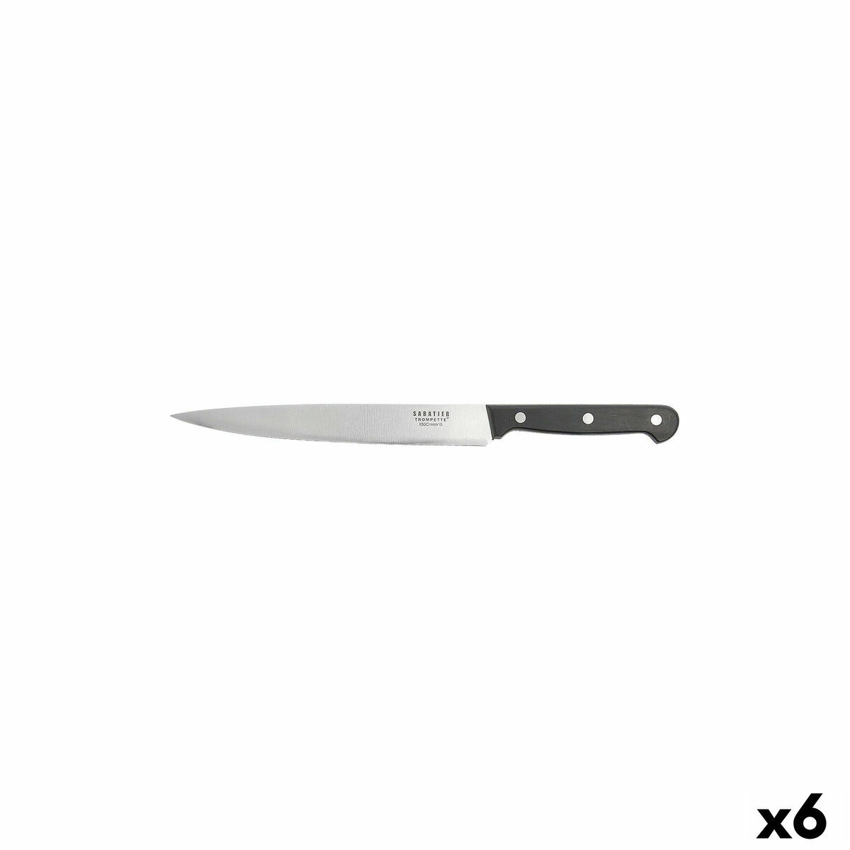Faca para Filetar Sabatier Universal Peixe Aço Metal (Pack 6x)